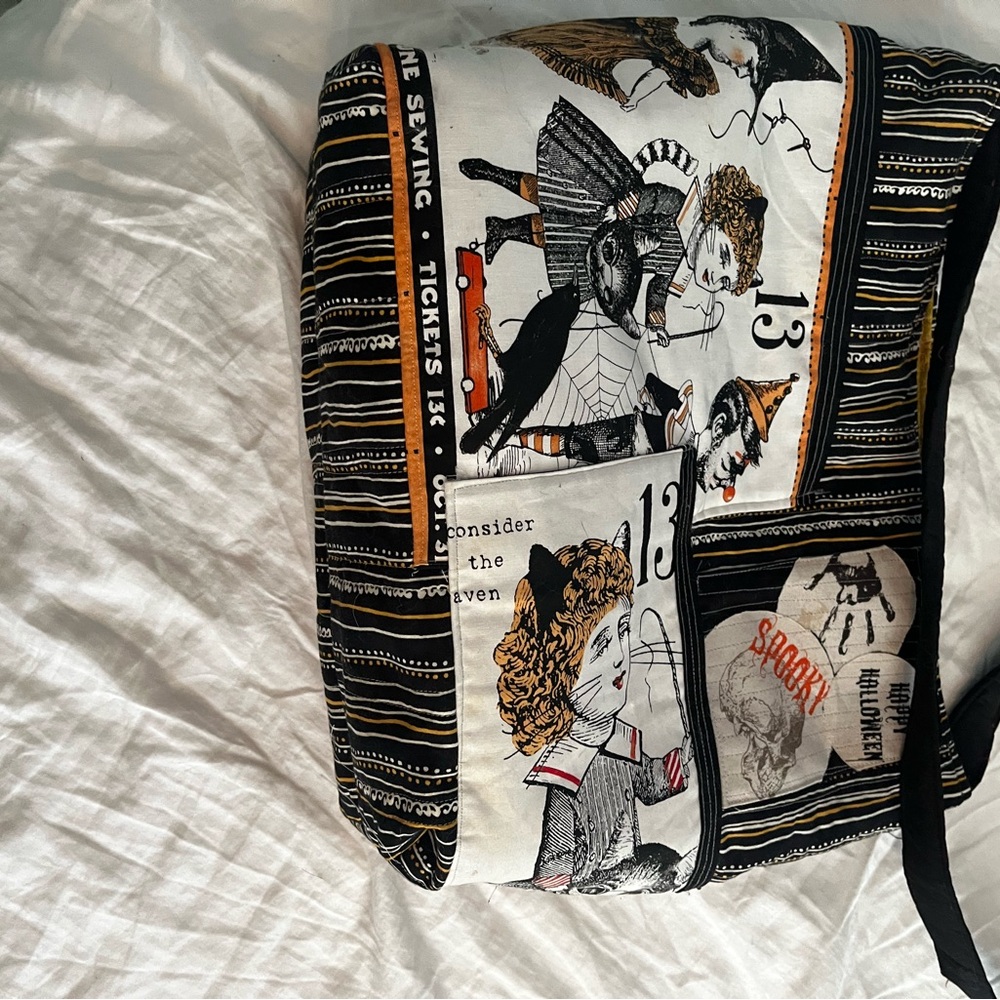 Handmade Halloween bag.